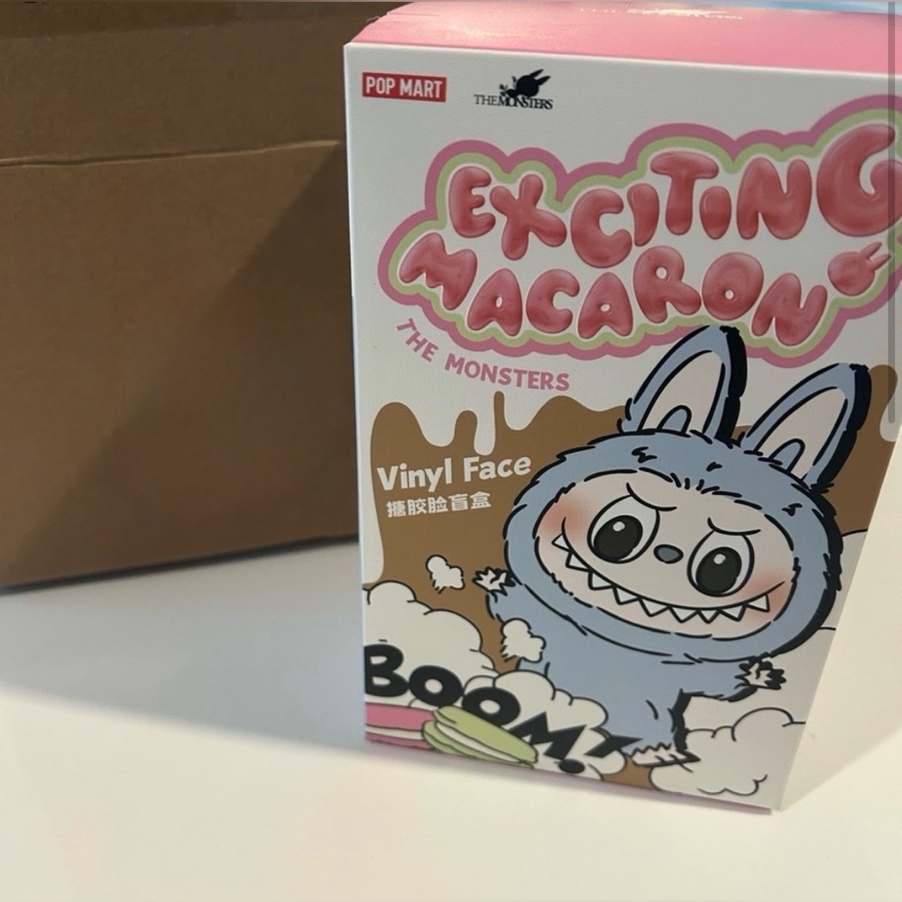 Sesame Bean Exciting Macaron Labubu From POPMART Unopened - Picture 2 of 4
